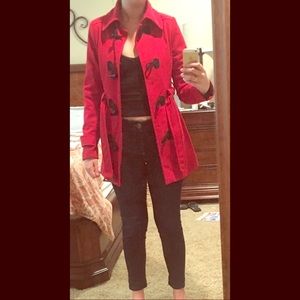 Red Trench Coat